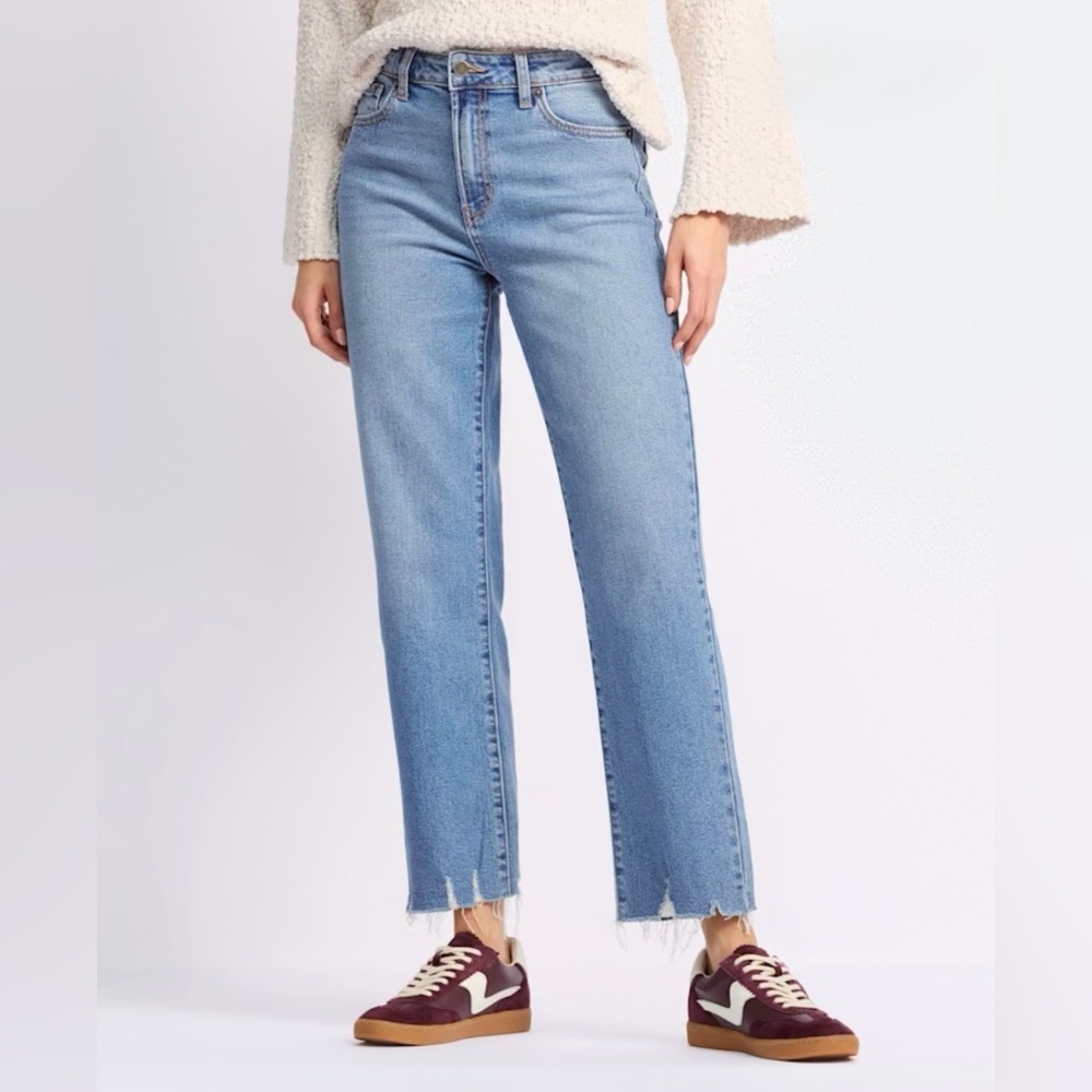 JUST USA Lola Skinny Jeans | Frayed Hem | High Rise | Size 12